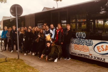 Betriebsbesichtigung einer Klasse der Otto-Mortzfeld-Schule IFU 2019